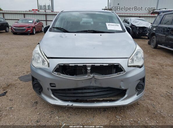 ML32F3FJ0KHF13882 2019 MITSUBISHI MIRAGE G4 Silver Front view