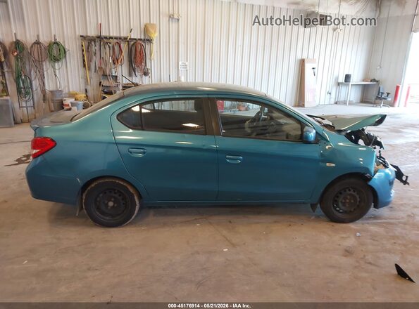 ML32F3FJ1HHF05623 2017 MITSUBISHI MIRAGE G4 Turquoise Вид задньої частини салону