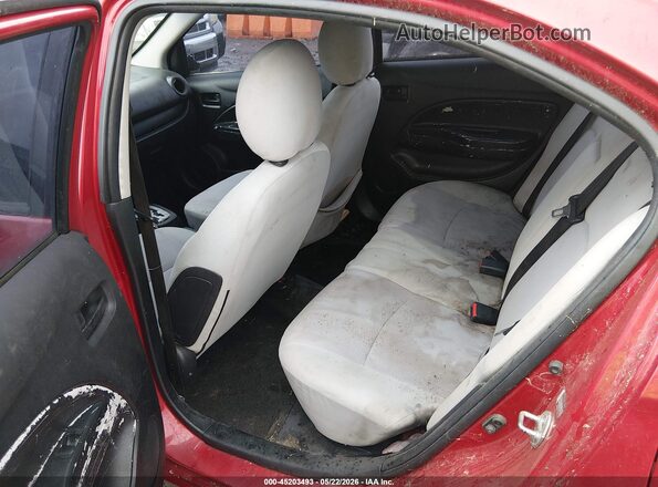 ML32F3FJ1HHF09610 2017 MITSUBISHI MIRAGE G4 Red Vista de la etiqueta del VIN