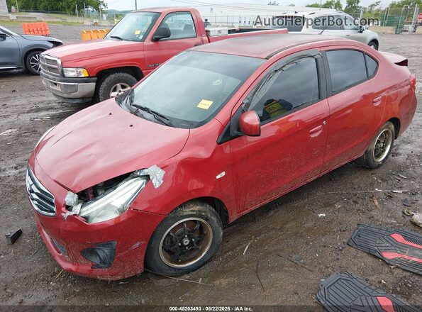 ML32F3FJ1HHF09610 2017 MITSUBISHI MIRAGE G4 Red Vista tres cuartos delantera izquierda