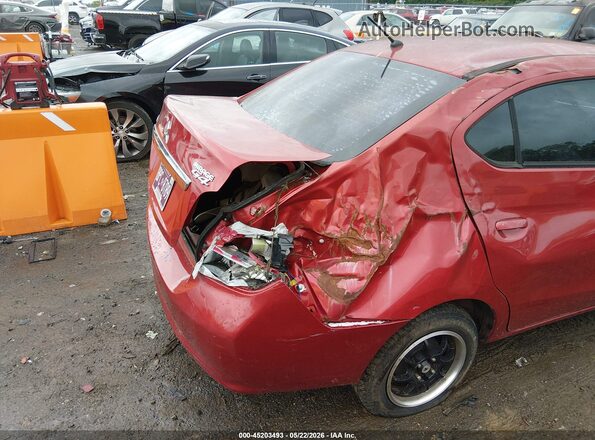 ML32F3FJ1HHF09610 2017 MITSUBISHI MIRAGE G4 Red Vista frontal