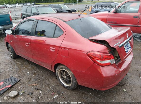 ML32F3FJ1HHF09610 2017 MITSUBISHI MIRAGE G4 Red Trasero izquierdo