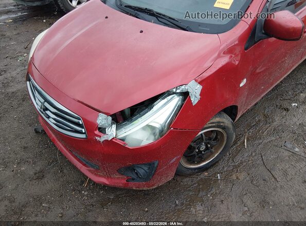 ML32F3FJ1HHF09610 2017 MITSUBISHI MIRAGE G4 Red Vista del cuadro de instrumentos