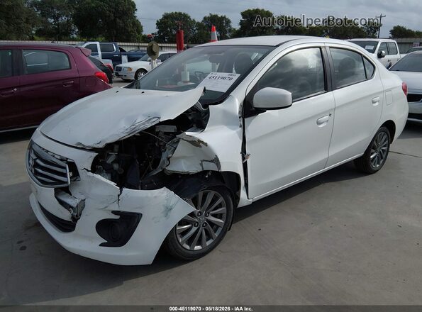 ML32F3FJ1JHF12089 2018 MITSUBISHI MIRAGE G4 Белый Передняя левая четверть
