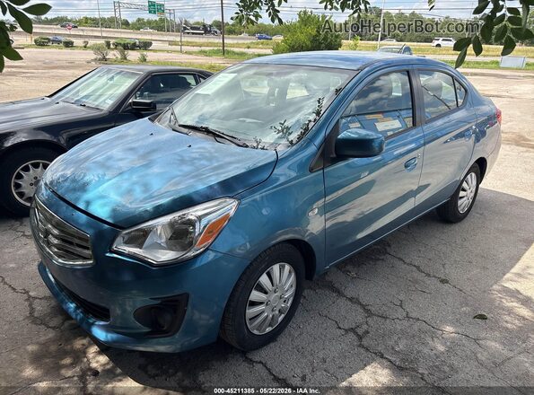 ML32F3FJ2KHF03466 2019 MITSUBISHI MIRAGE G4 Blue Przód lewy