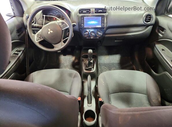 ML32F3FJ3KHF13696 2019 MITSUBISHI MIRAGE Black Вид панелі приладів