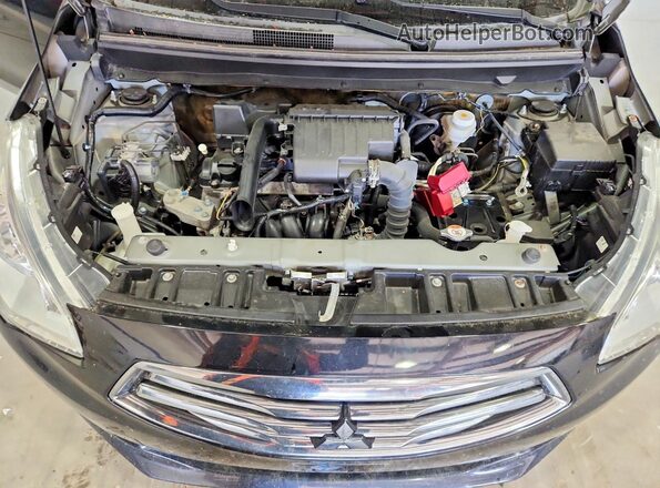 ML32F3FJ3KHF13696 2019 MITSUBISHI MIRAGE Black Вид задньої частини салону