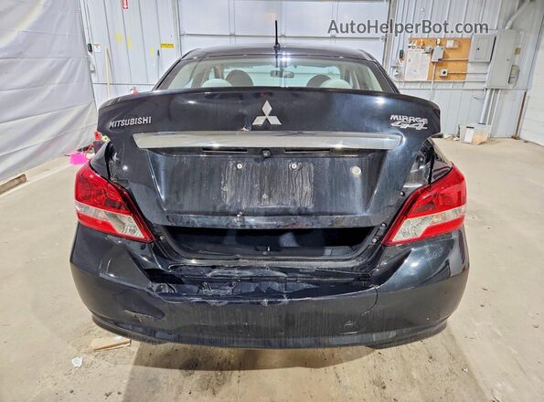 ML32F3FJ3KHF14654 2019 MITSUBISHI MIRAGE Black უკანა ხედი