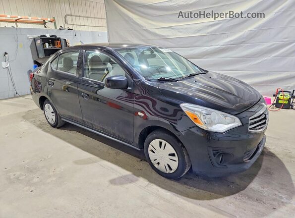 ML32F3FJ3KHF14654 2019 MITSUBISHI MIRAGE Black წინა მარჯვენა