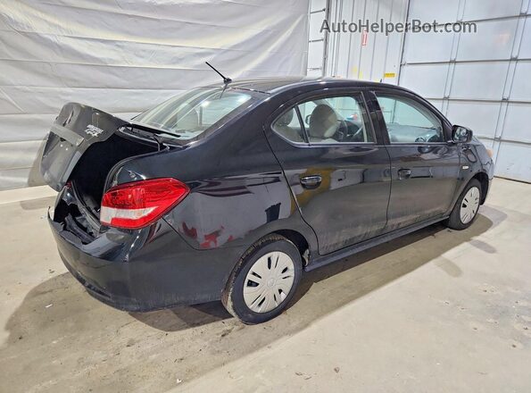 ML32F3FJ3KHF14654 2019 MITSUBISHI MIRAGE Black უკანა მარჯვენა