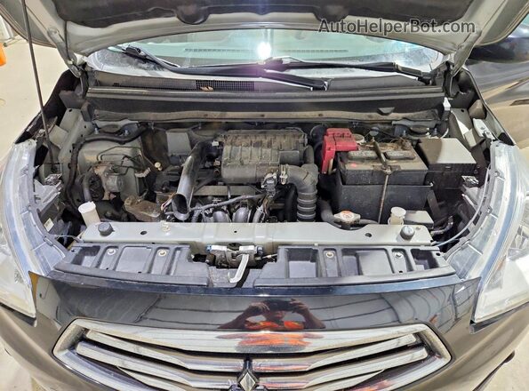 ML32F3FJ3KHF14654 2019 MITSUBISHI MIRAGE Black უკანა სალონის ხედი