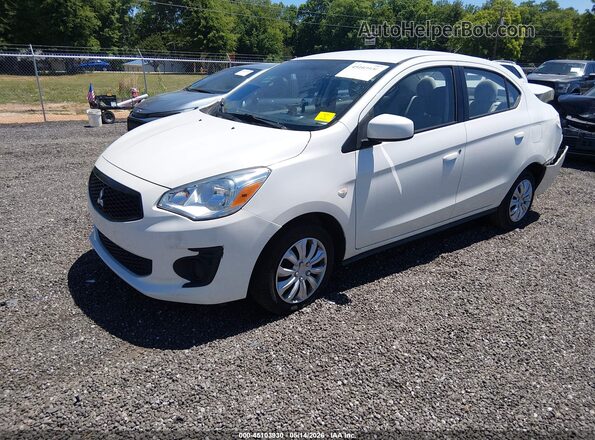 ML32F3FJ3LHF04532 2020 MITSUBISHI MIRAGE G4 White წინა მარცხენა ხედი სამი მეოთხედიდან
