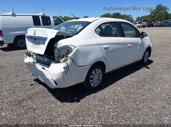 ML32F3FJ3LHF04532 2020 MITSUBISHI MIRAGE G4 White უკანა მარჯვენა