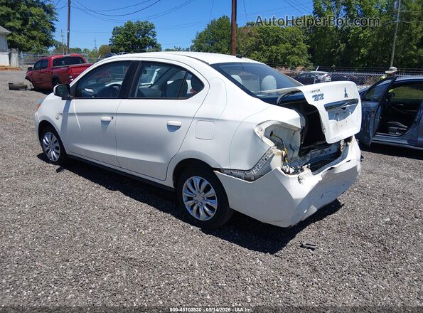 ML32F3FJ3LHF04532 2020 MITSUBISHI MIRAGE G4 White უკანა მარცხენა