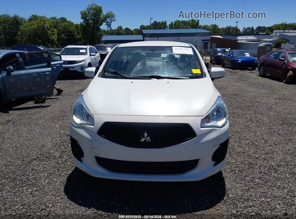 ML32F3FJ3LHF04532 2020 MITSUBISHI MIRAGE G4 White უკანა სალონის ხედი