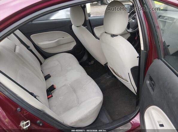 ML32F3FJ4KHF06210 2019 MITSUBISHI MIRAGE G4 Maroon Widok naklejki z numerem VIN