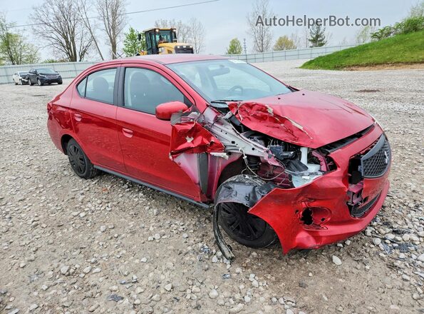ML32F3FJ4LHF03860 2020 MITSUBISHI MIRAGE Red Przód prawy