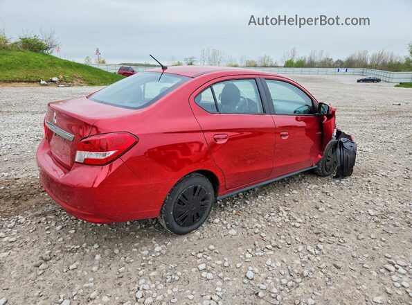 ML32F3FJ4LHF03860 2020 MITSUBISHI MIRAGE Red Tył prawy