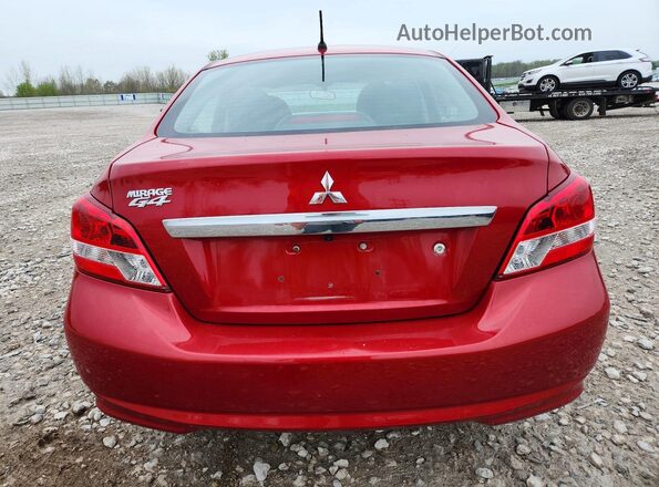 ML32F3FJ4LHF03860 2020 MITSUBISHI MIRAGE Red Widok z tyłu