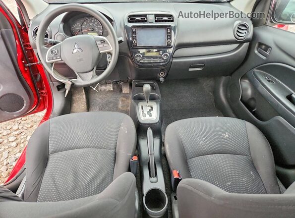 ML32F3FJ4LHF03860 2020 MITSUBISHI MIRAGE Red Widok deski rozdzielczej