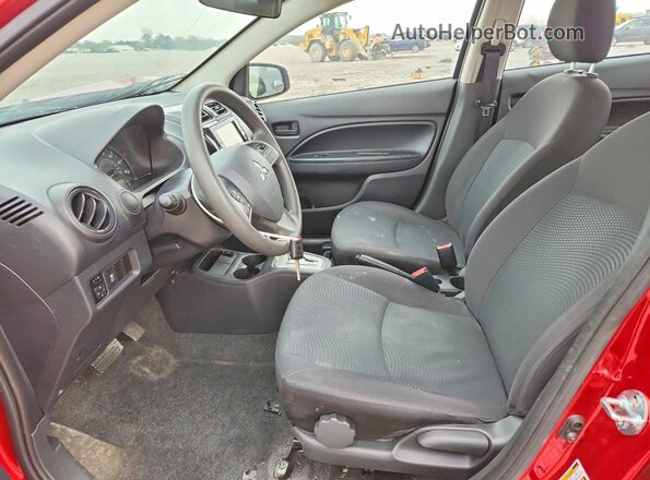ML32F3FJ4LHF03860 2020 MITSUBISHI MIRAGE Red Widok wnętrza z przodu