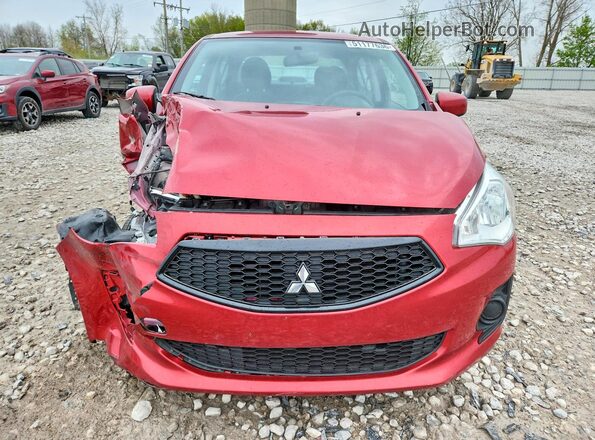 ML32F3FJ4LHF03860 2020 MITSUBISHI MIRAGE Red Widok z przodu