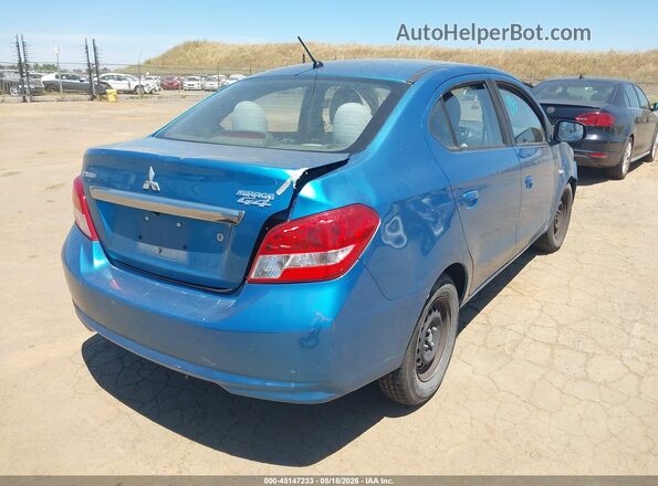 ML32F3FJ5JHF07574 2018 MITSUBISHI MIRAGE G4 Синий Задняя правая четверть