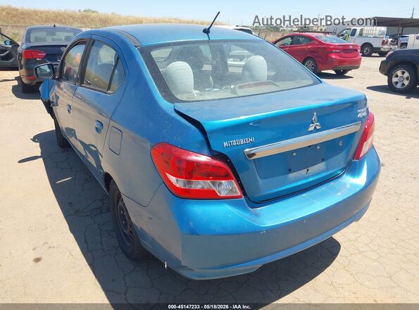 ML32F3FJ5JHF07574 2018 MITSUBISHI MIRAGE G4 Синий Задняя левая четверть