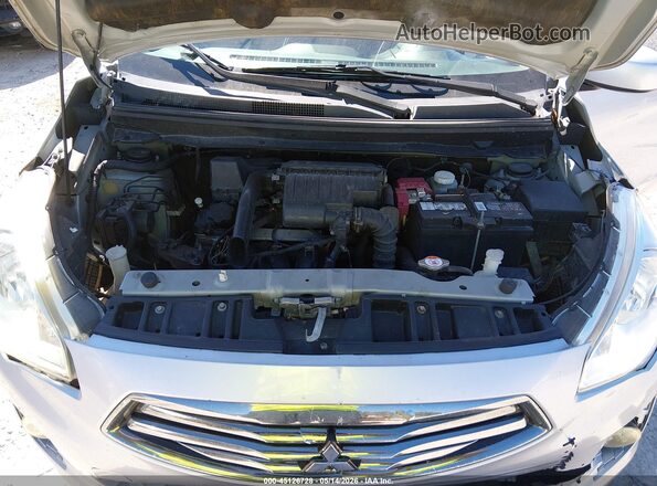 ML32F3FJ6HHF07240 2017 MITSUBISHI MIRAGE G4 Silver Հետևի տեսք