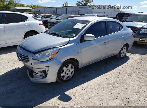 ML32F3FJ6HHF07240 2017 MITSUBISHI MIRAGE G4 Silver Առջևի ձախ երեք քառորդ տեսարան