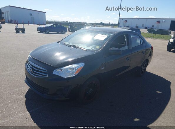 ML32F3FJ7JHF05423 2018 MITSUBISHI MIRAGE G4 Черный Передняя левая четверть