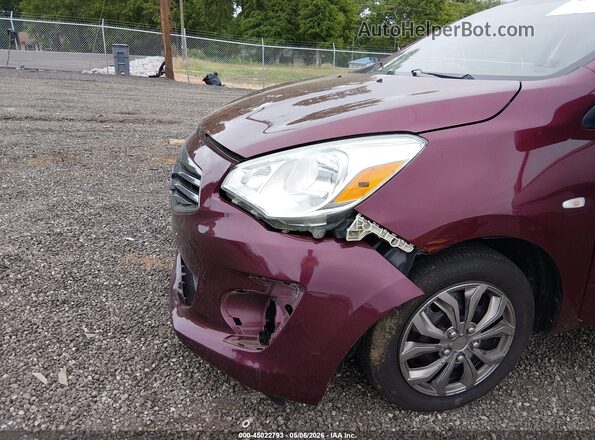 ML32F3FJ7JHF15644 2018 MITSUBISHI MIRAGE G4 Red Widok z przodu