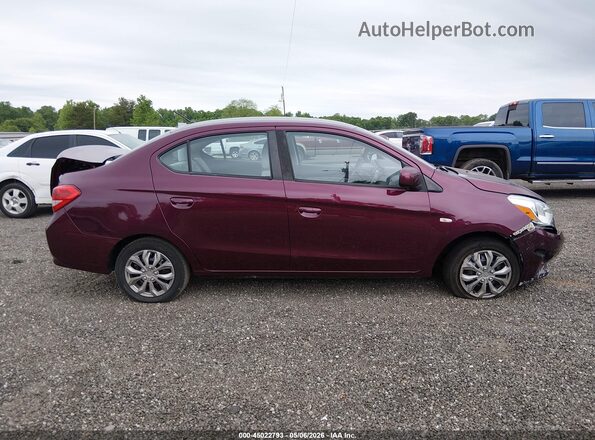 ML32F3FJ7JHF15644 2018 MITSUBISHI MIRAGE G4 Red Widok wnętrza z tyłu