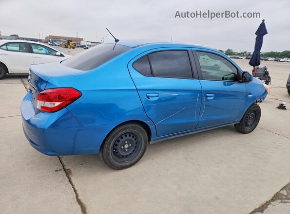 ML32F3FJ7LHF05697 2020 MITSUBISHI MIRAGE Blue Задня права чверть