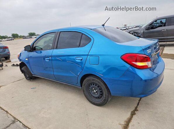 ML32F3FJ7LHF05697 2020 MITSUBISHI MIRAGE Blue Задня ліва чверть