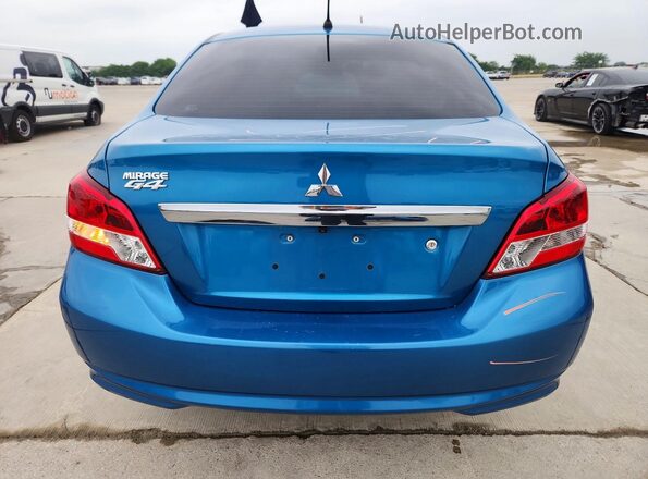ML32F3FJ7LHF05697 2020 MITSUBISHI MIRAGE Blue Вид ззаду