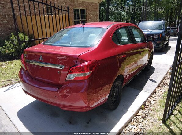 ML32F3FJ7LHF12889 2020 MITSUBISHI MIRAGE G4 Red Задня права чверть