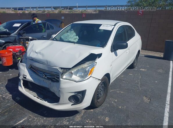 ML32F3FJ8HHF10155 2017 MITSUBISHI MIRAGE G4 Белый Передняя левая четверть