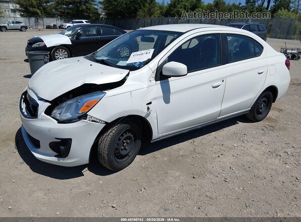 ML32F3FJ8LHF12254 2020 MITSUBISHI MIRAGE G4 White Front left