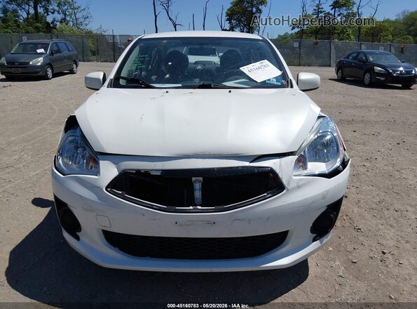 ML32F3FJ8LHF12254 2020 MITSUBISHI MIRAGE G4 White Instrument cluster view