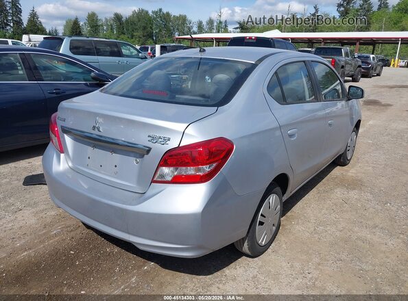 ML32F3FJ9HHF05370 2017 MITSUBISHI MIRAGE G4 Silver Задня права чверть