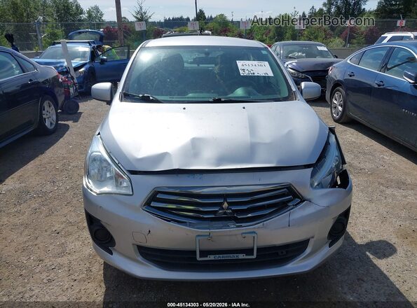 ML32F3FJ9HHF05370 2017 MITSUBISHI MIRAGE G4 Silver Вид спереду