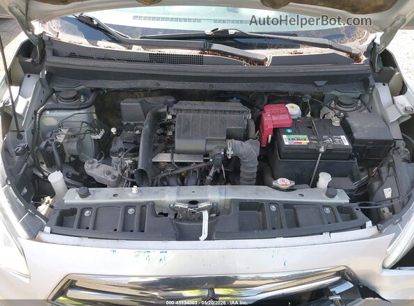 ML32F3FJ9HHF05370 2017 MITSUBISHI MIRAGE G4 Silver Вид ззаду