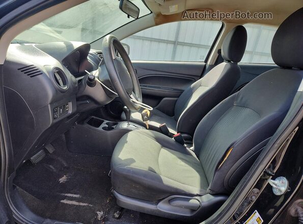 ML32F3FJ9HHF07474 2017 MITSUBISHI MIRAGE Black Front interior view