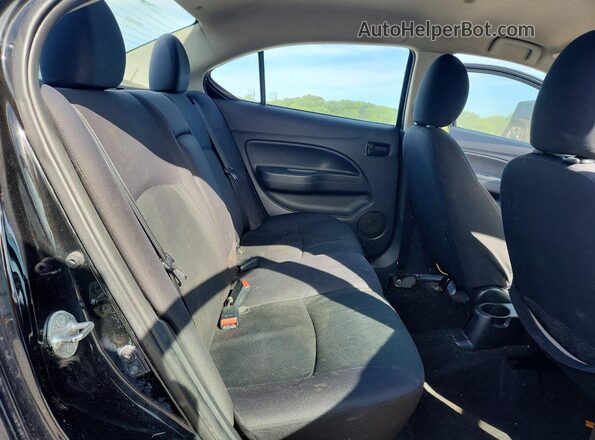ML32F3FJ9HHF07474 2017 MITSUBISHI MIRAGE Black Rear seats view