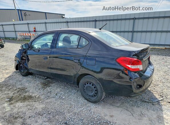 ML32F3FJ9HHF07474 2017 MITSUBISHI MIRAGE Black Rear left