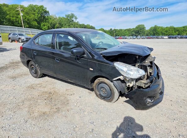 ML32F3FJ9HHF07474 2017 MITSUBISHI MIRAGE Black Front right