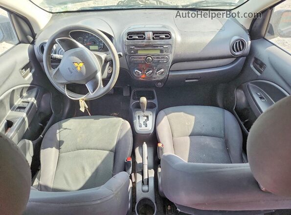 ML32F3FJ9HHF07474 2017 MITSUBISHI MIRAGE Black Dashboard view