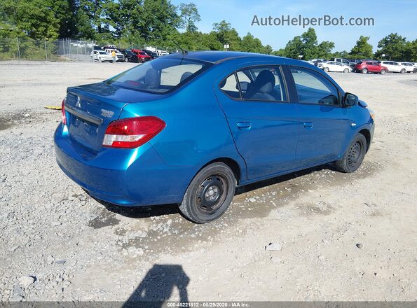 ML32F3FJ9HHF12688 2017 MITSUBISHI MIRAGE G4 Blue Trasero derecho