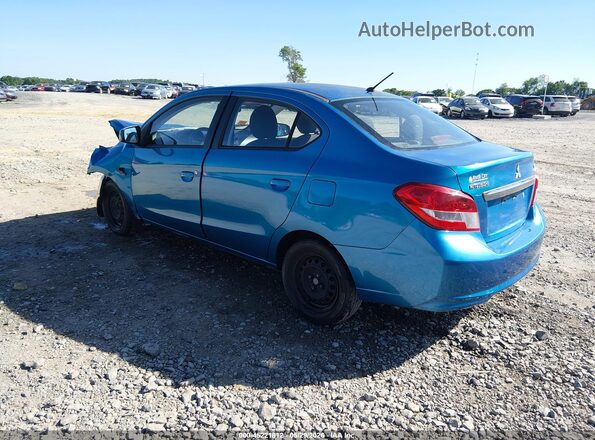 ML32F3FJ9HHF12688 2017 MITSUBISHI MIRAGE G4 Blue Trasero izquierdo